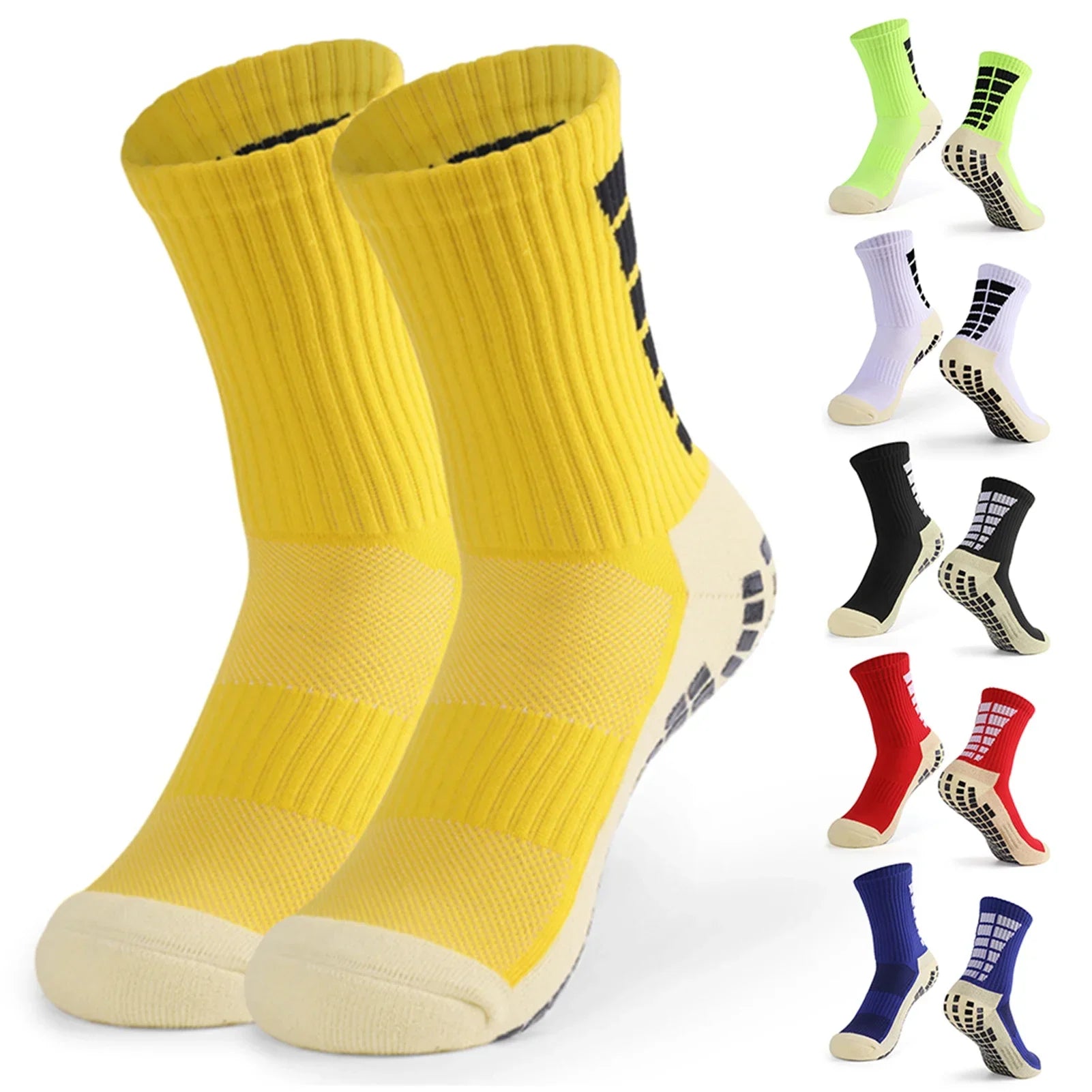 Herren Anti-Rutsch-Sportsocken | Fußball, Basketball, Volleyball, Laufen, Trekking & Wandern Kaufschwan®