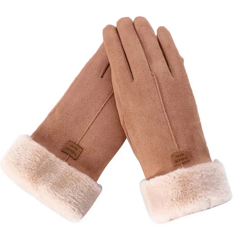 Damen Winterhandschuhe – Warme Touchscreen Thermo-Handschuhe mit Fleec – Kaufschwan®