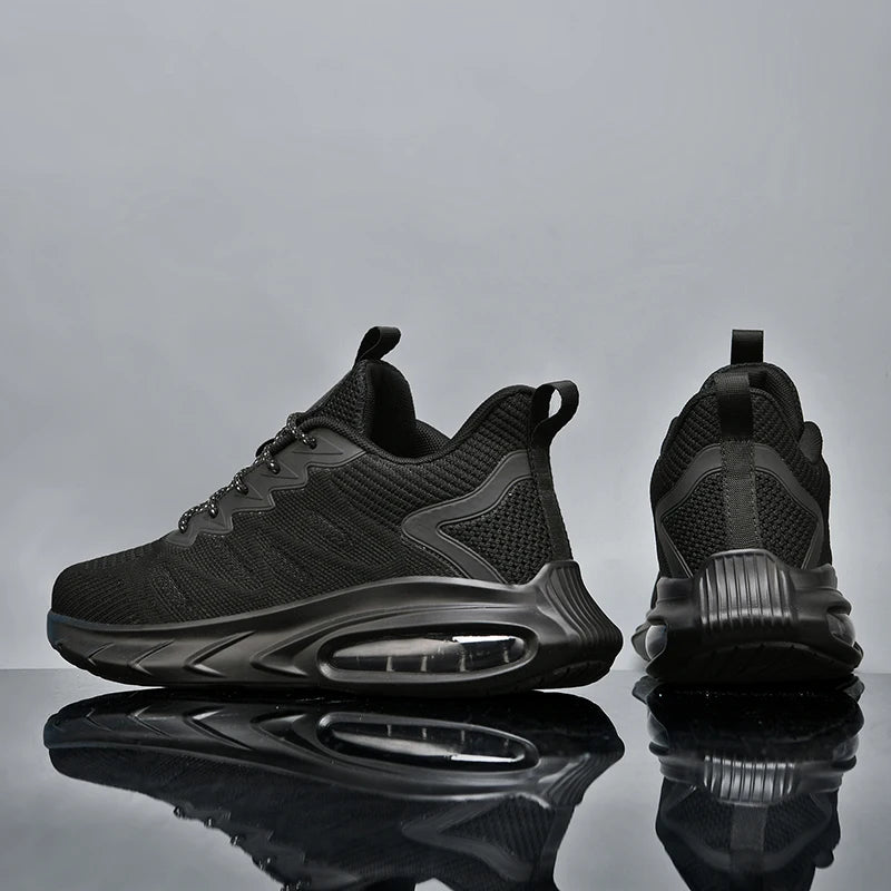 Herren Laufschuhe – Modische Trainingssneaker mit Dämpfung | Atmungsaktive Mesh Sportschuhe für Laufen, Gehen & Rennen Kaufschwan®