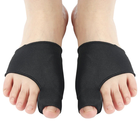 1 Paar Hallux Valgus Korrektursocken – Graue Zehensocken mit Ballenschutz | Orthopädische Bunion Corrector Socken Kaufschwan® 2 Stück - Schwarz