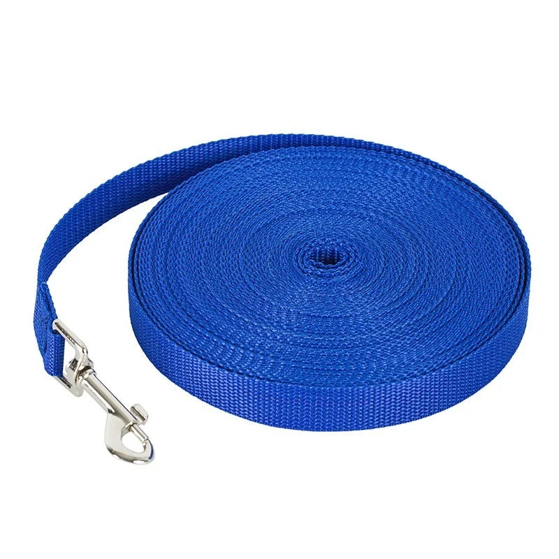 Lange Nylon Hundetrainingsleine 1.5M–30M Vielseitige Führleine für Kleine Große Hunde Kaufschwan® Blau 30M