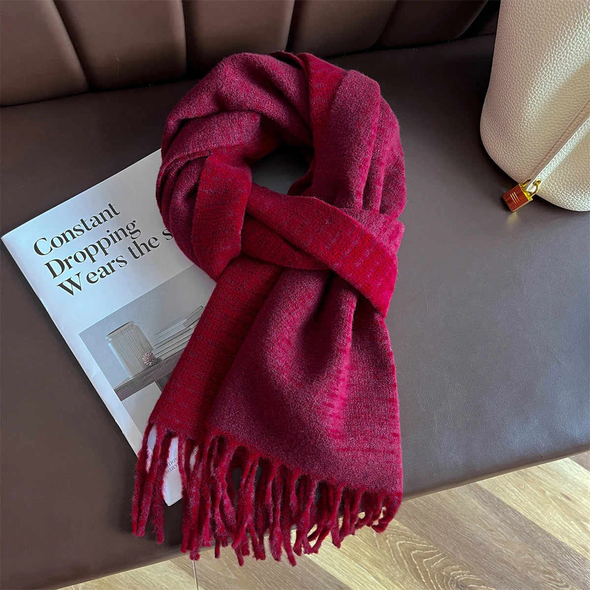 Luxus Damen Schal | Winter Warmer Schal Umschlagtuch & Stola | Pashmina Foulard, Bandana & Decken Poncho Kaufschwan®