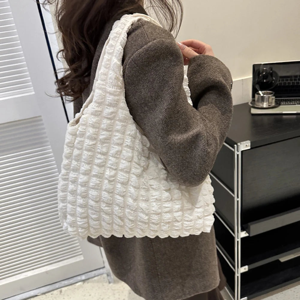 Elegante Falten Cloud Handtasche – Damen Schultertasche in Bonbonfarben | Große Kapazität Tote Bag für Alltag & Shopping Kaufschwan®
