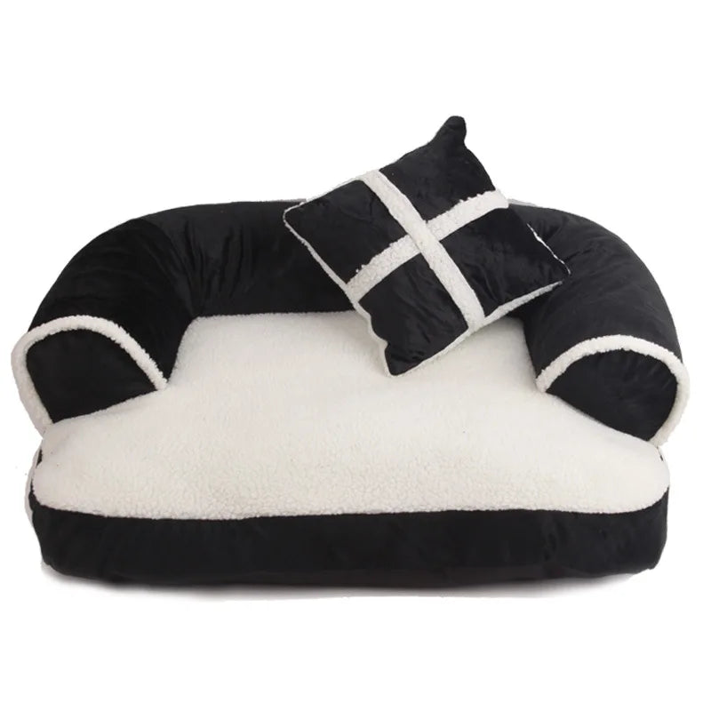 Klassisches England Haustierbett – Weiches Warmes Hunde- & Katzen Sofa Nest Kaufschwan®