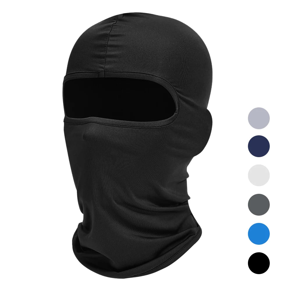 Motorrad Balaclava Vollgesichtsmaske – Winddicht & Atmungsaktiv | Helm-Unterzieher mit Anti-UV Schutz für Motorrad, Radfahren & Sport