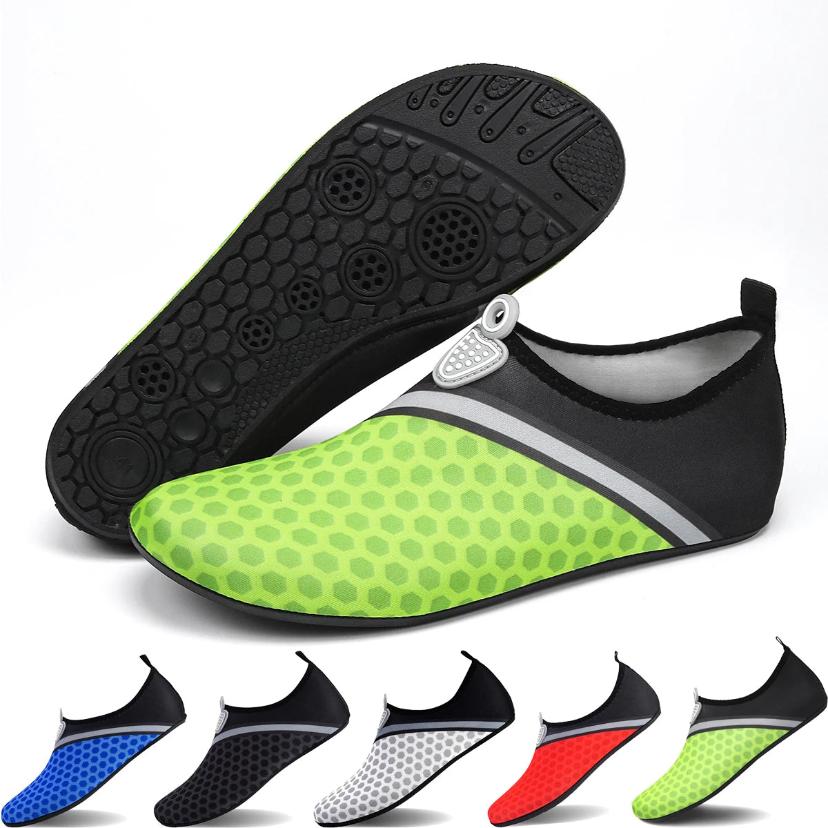 Unisex Aqua Wasserschuhe – Atmungsaktive Schwimmschuhe für Strand, Barfuß & Waten Kaufschwan®