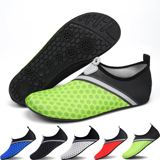 Unisex Aqua Wasserschuhe – Atmungsaktive Schwimmschuhe für Strand, Barfuß & Waten Kaufschwan®