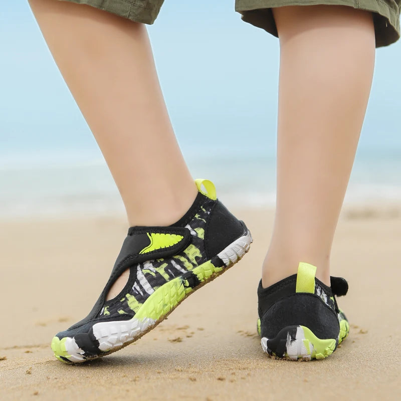 Kinder Wasserschuhe – Leichte, Atmungsaktive Badeschuhe für Strand & Schwimmen Kaufschwan®
