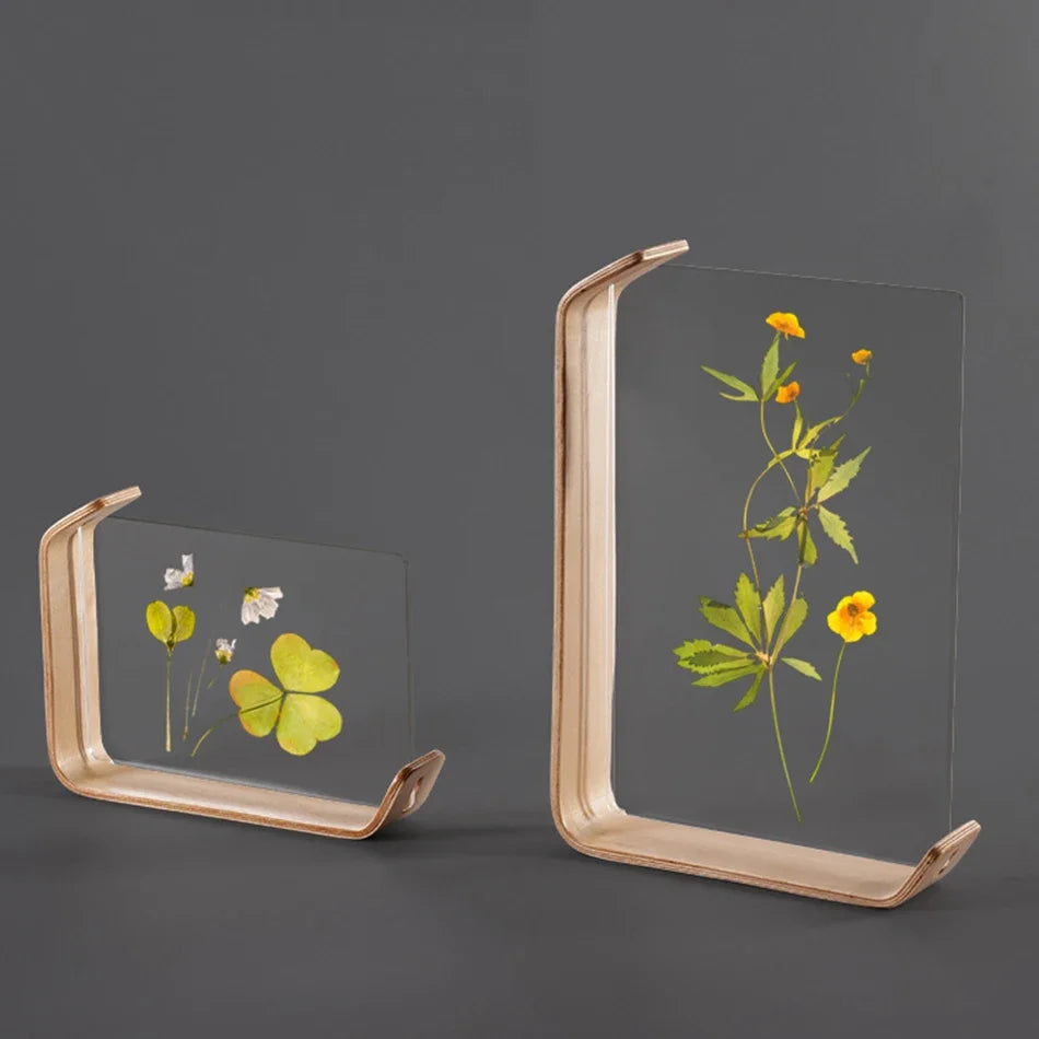 Acryl Holz Doppelseitiger Bilderrahmen – Desktop Dekoration für Hochzeit und Feier Kaufschwan®