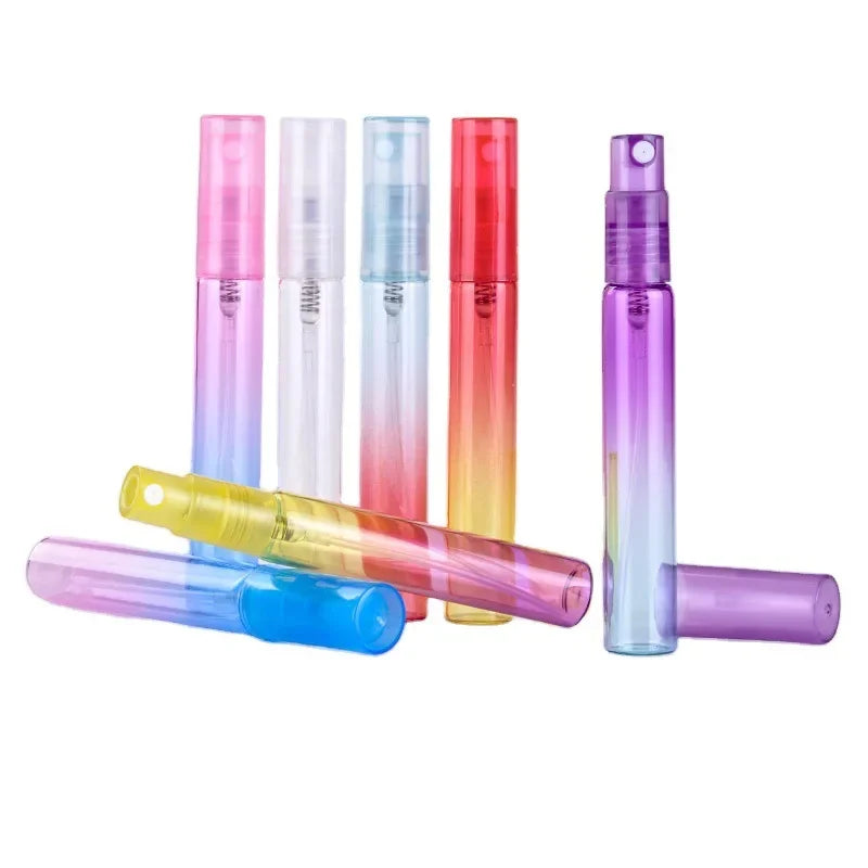 6PCS 8ML Colorful Glass Perfume Bottle Thin Glass Water Spray Bottle Vials Empty Cosmetic Containers For Travel Kaufschwan®