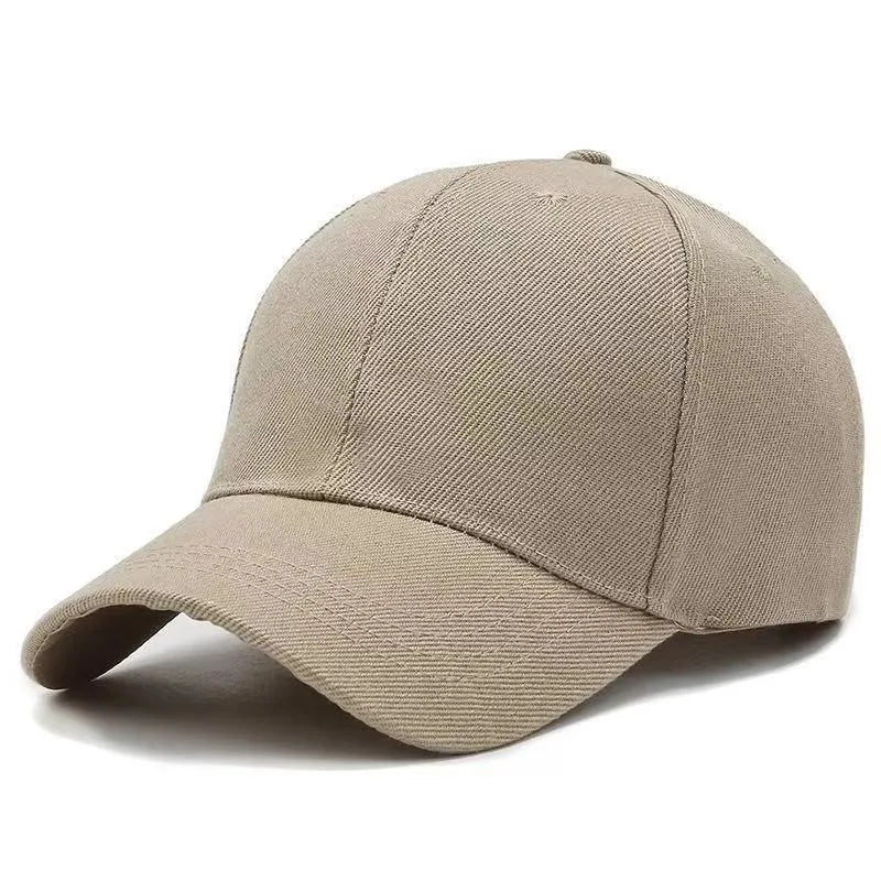Blank Unisex Verstellbarer Dad Hat | Einfarbige Twill Baseballkappe | Günstiger Sonnenhut für Herren & Damen | Sommer, Herbst, Frühling Kaufschwan® khaki Adul(56-58cm)