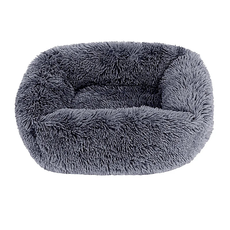 Plüsch Haustierbett Sofa – Flauschiges Kissenkorb Bett für Hunde & Katzen Kaufschwan®