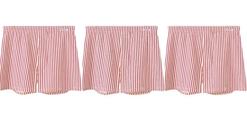 3er-Pack Herren Boxershorts aus Baumwolle – Gestreift, Locker & Atmungsaktiv | Bequeme Schlaf- & Unterwäsche Kaufschwan® 3er Set 7 S