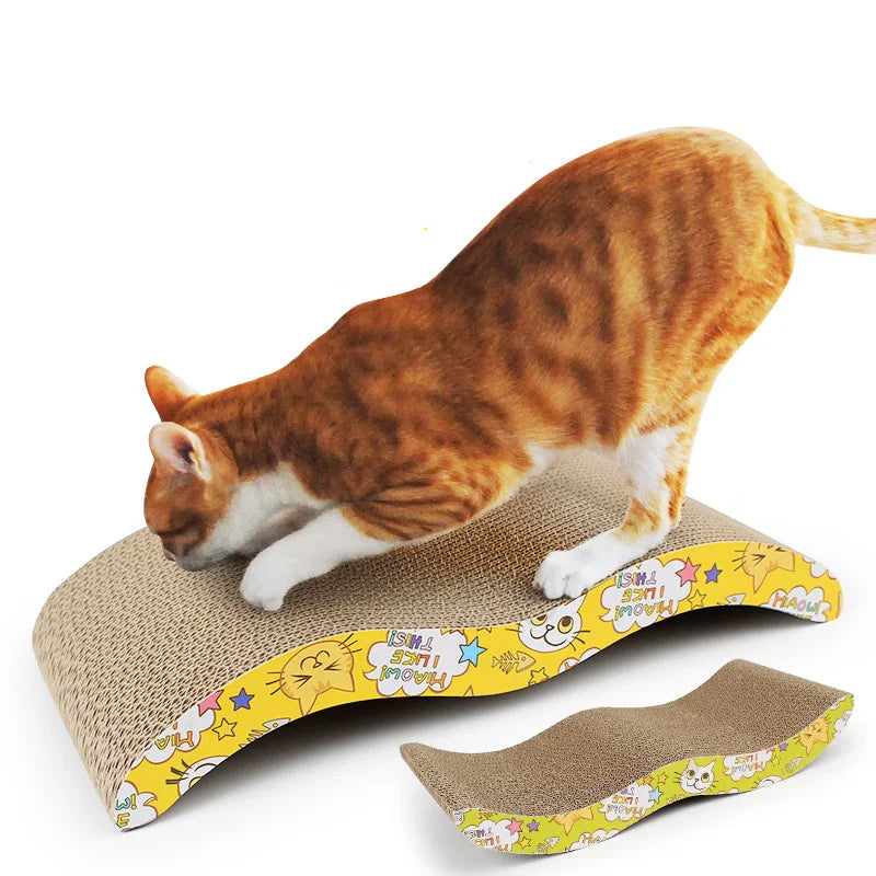 Wellpappe-Kratzbrett für Katze – Kratzfeste Krallenfläche mit Sofaform & Liegeplatz für Katze Kaufschwan®