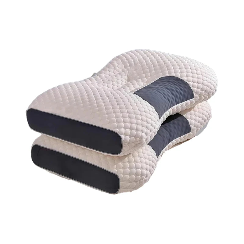 Schlafkissen Set – Weiche Elastische Nackenkissen mit Anti-Einsink Funktion | Bequemes Schlafkissen für Nackenstütze Kaufschwan®