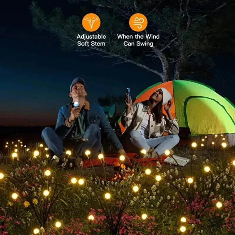 Solar Garten Glühwürmchen Lichter – Neue verbesserte solarbetriebene wasserdichte Außenbeleuchtung für Garten Dekoration Kaufschwan®