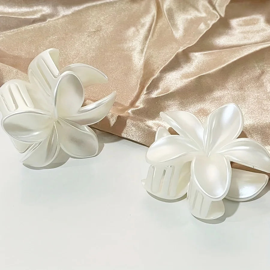 Große Blumen-Haarklammer – Elegantes Haaraccessoire mit Blumenmuster für Damen Kaufschwan®