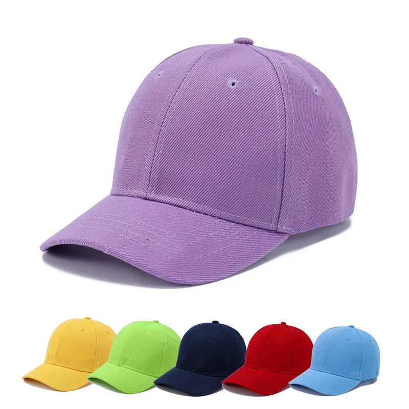 Modische Candy Color Kinder Baseballkappe | Verstellbare Sommer Sonnenkappe für Jungen & Mädchen | Reise & Outdoor Sonnenschutz Kaufschwan®