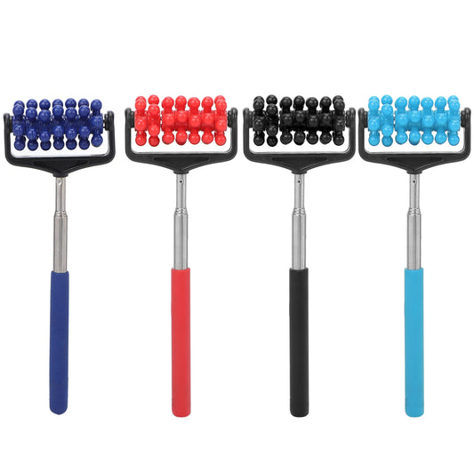 Verstellbarer Rückenroller | Teleskop-Massager für Rücken, Kopf, Arme & Muskelentspannung | Ausziehbarer Massage- & Kratzstab Kaufschwan®