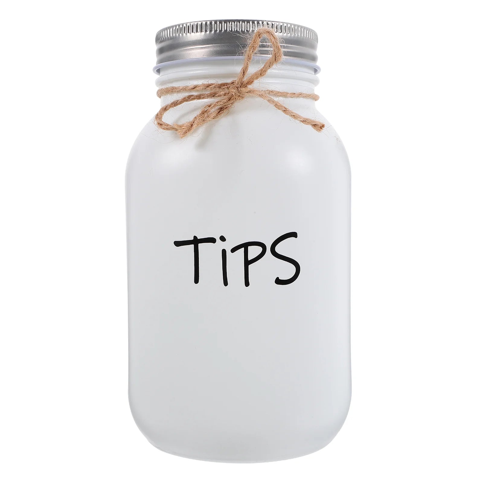 Tips/Trinkgeld Glas Sparschwein – Trinkgeldkasse - Geldspar Glas für Zuhause und Büro Kaufschwan®
