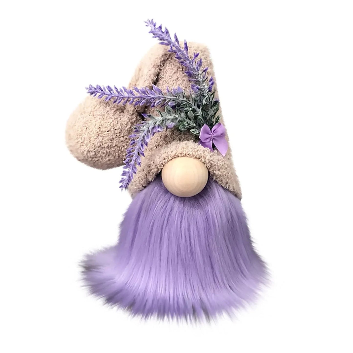 Lavendel Wichtel – Lila | Dekofigur für Zuhause, Rudolf Zwergpuppe, Kinder Weihnachtsgeschenk