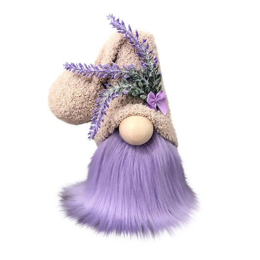Lavendel Wichtel – Lila | Dekofigur für Zuhause, Rudolf Zwergpuppe, Kinder Weihnachtsgeschenk