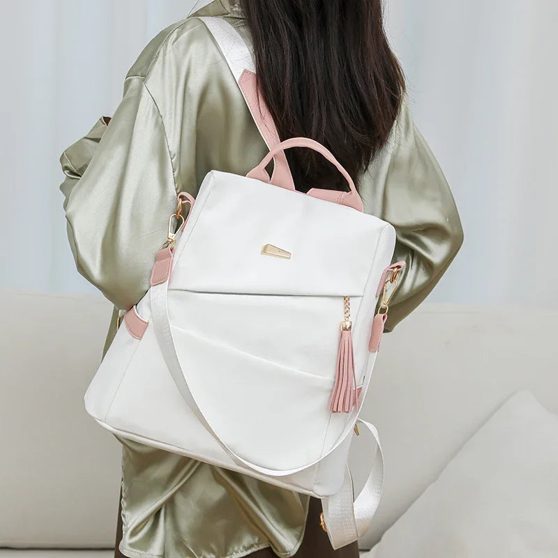 Damen Rucksack Mode | Wasserdicht Weiches Leder Schul- & Reiserucksack Kaufschwan®
