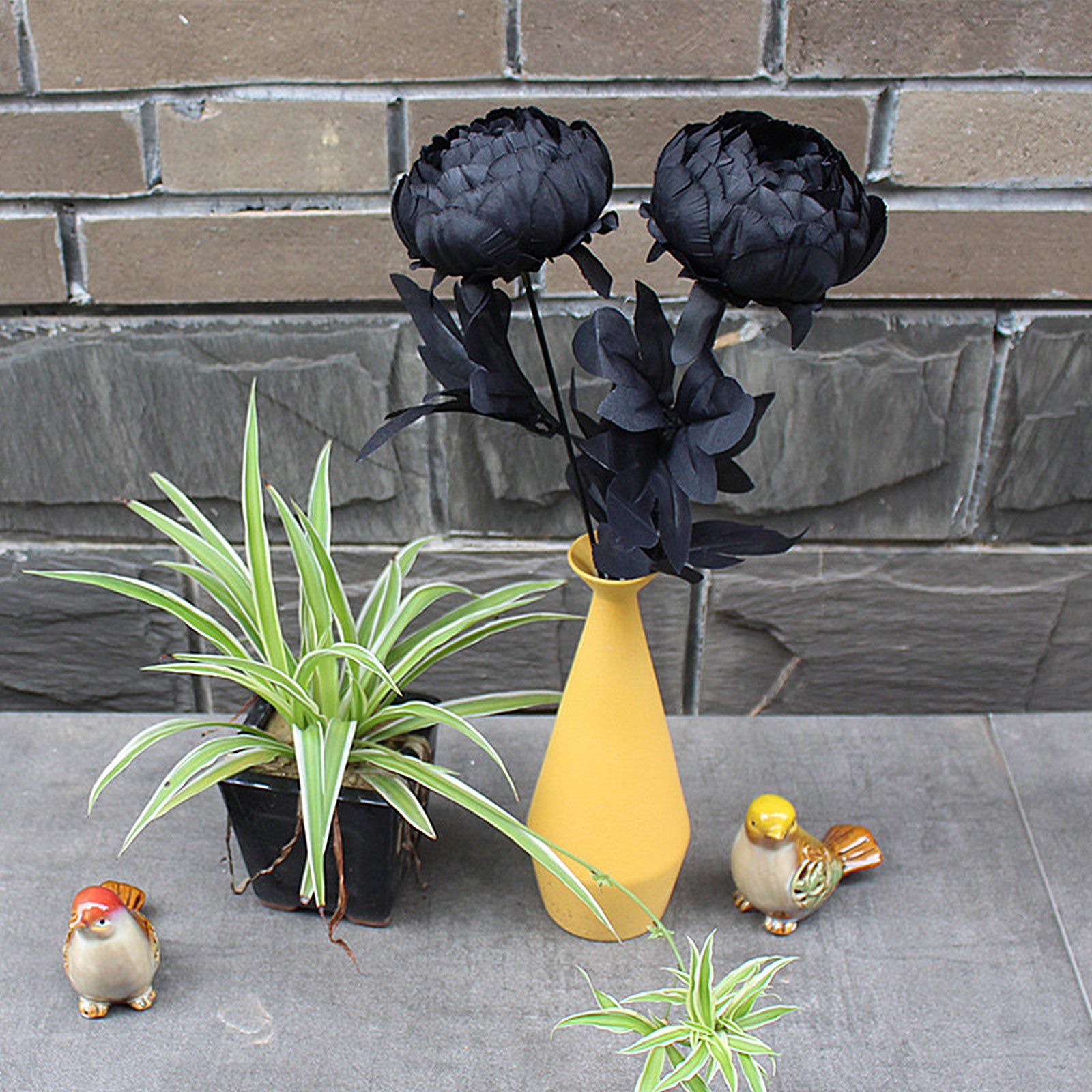 Einzelner Zweig Künstliche Pfingstrose – Realistische Kunststoffblume für Zuhause, Hochzeit, Party & Innenraumdekoration Kaufschwan®