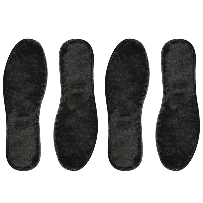 Warme Einlegesohlen – Dicke Kunstfell Plüschsohlen | Unisex Winter Thermo Einlagen Kaufschwan®