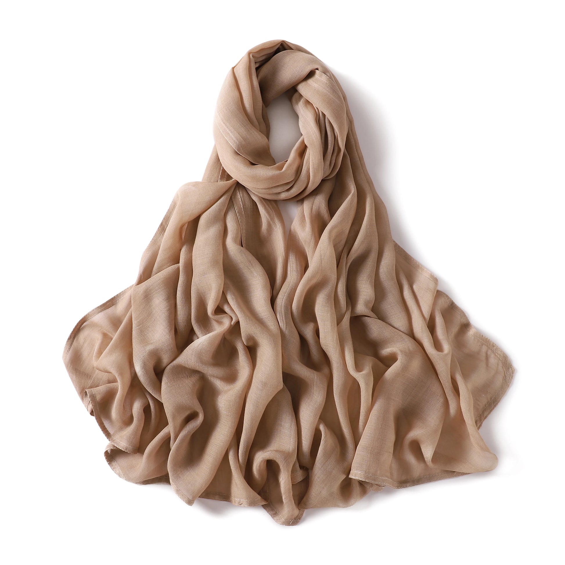 Damen Hijab Schal aus Baumwolle, Rayon & Modal – Großformat 190×85cm | Muslimisches Kopftuch, Eleganter Turban & Umschlagtuch Kaufschwan®