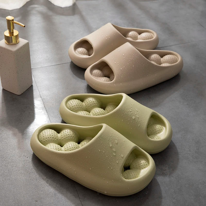 Ergonomische EVA Unisex Badezimmer-Hausschuhe | Wasserdicht & Massage-Funktion | Bequeme & Atmungsaktive Slippers Kaufschwan®