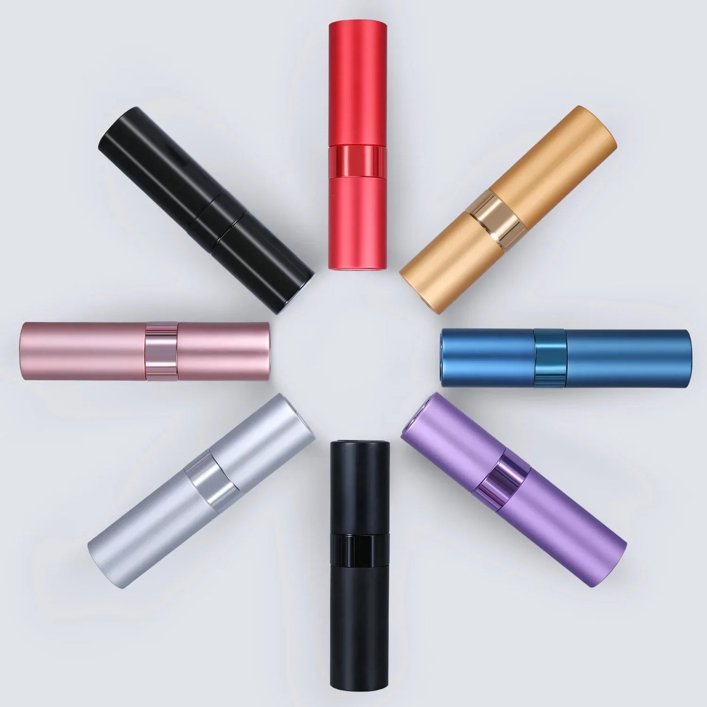 Perfume Refill Bottle 8ml Metal Aluminum Refillable Perfume Bottle Spray Bottle Portable Atomizer Perfume Travel Kaufschwan®