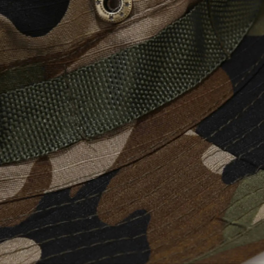 Sonnenhut Anglerhut für Herren – Camouflage Outdoorhut, Sonnenschutz für Jagd, Angeln, Wandern & Camping Kaufschwan®