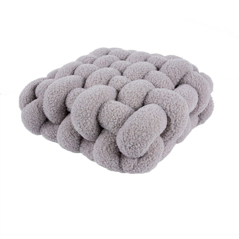 Luxuriöses Kissen für Wohnzimmer | Weicher Lammfell Dekokissen für Sofa & Stuhl | Komfortables Sitzkissen für Zuhause