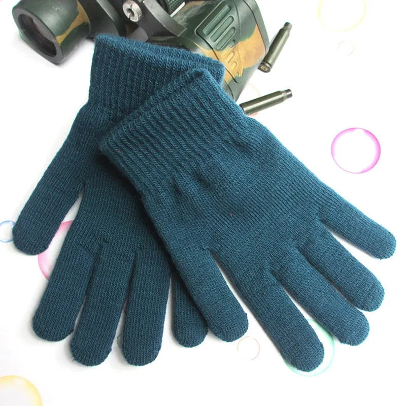 Damen Kaschmir Optik Strickhandschuhe – Warme Vollfinger Handschuhe mit Futter | Winter & Herbst Handwärmer, Ski & Outdoor Kurzarm-Handschuhe Kaufschwan®