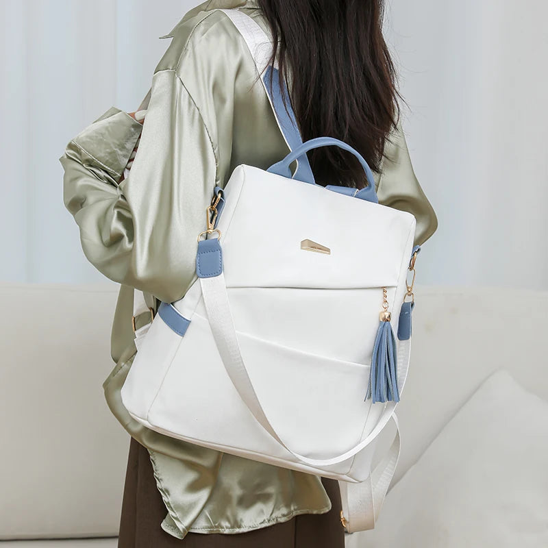 Damen Rucksack Mode | Wasserdicht Weiches Leder Schul- & Reiserucksack Kaufschwan®