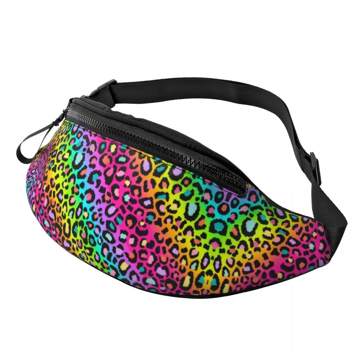 Leopardenmuster Gürteltasche – Unisex Hüfttasche | Cheetah Print Crossbody Bag für Laufen, Reisen & Handy