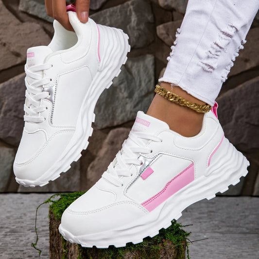 Damen Schnür-Sneaker – Bequeme Outdoor Lauf- & Walkingschuhe | Atmungsaktive Freizeitschuhe in Übergrößen Kaufschwan®