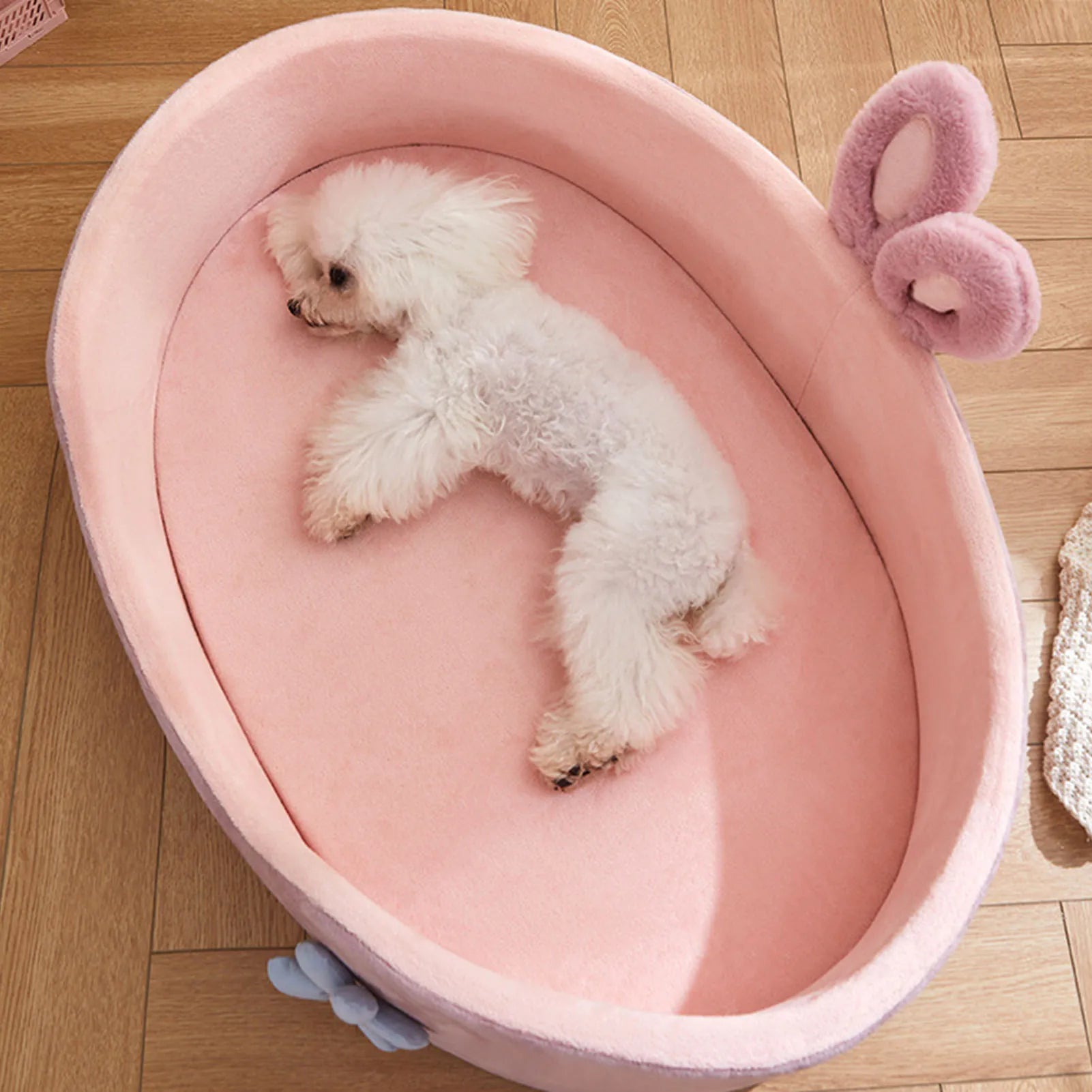 Abnehmbares Haustierbett – Weiches Waschbares Hund- und Katzenbett Kaufschwan®