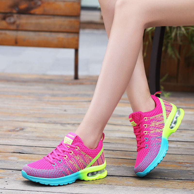 Damen Sportschuhe – Outdoor Laufschuhe | Hochwertige Atmungsaktive Sneaker mit Rutschfester Sohle für Alltag & Training Kaufschwan®