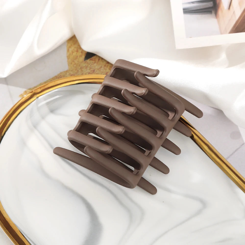 Doppelseitiger Frosted Haarkamm – Rutschfeste Zahnkamm-Haarklammer in Schwarz für Damen Kaufschwan® Abbildung 15