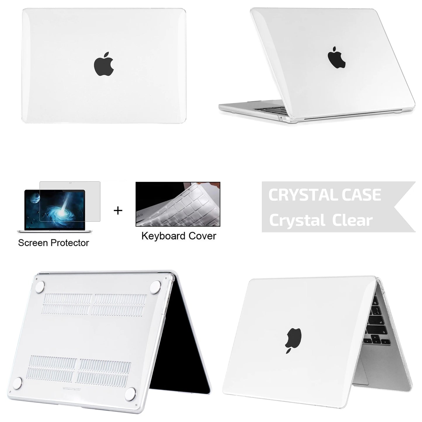 Laptop Hülle für MacBook Air & Pro – Schlanke Stoßfeste Hartschalen Schutzhülle