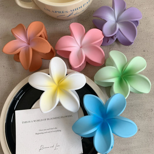 Bunte Blumen-Haarklammer – Sommer Strand Haarklammer Kaufschwan®