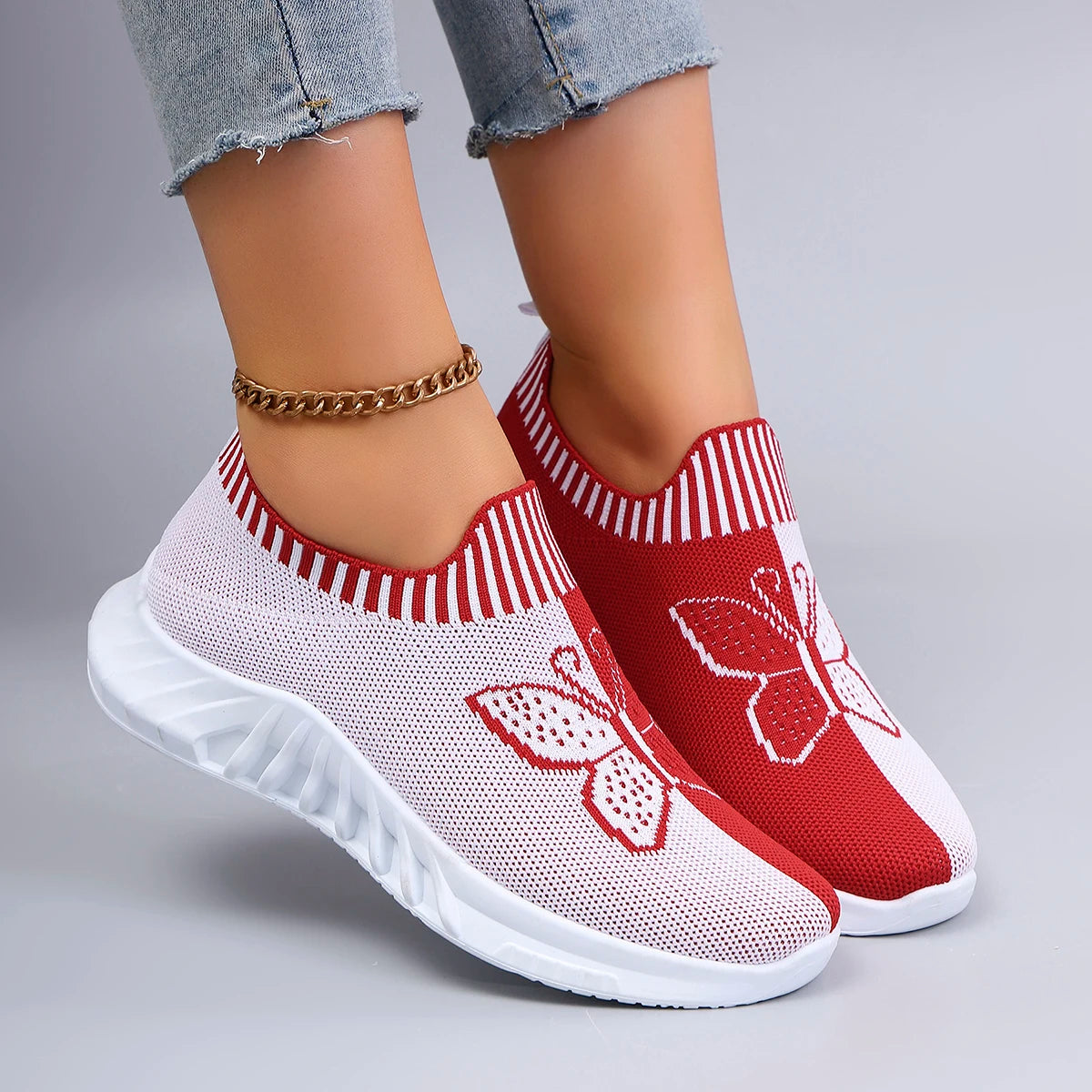 Frühling Damen Slipper – Bequeme, Atmungsaktive, Leichte & Langlebige Freizeitschuhe | Einfach zum Hineinschlüpfen Kaufschwan®