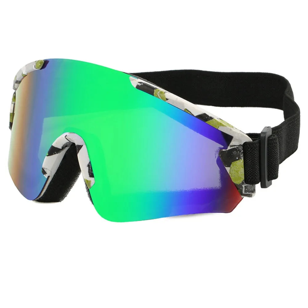 Anti-Beschlag Ski & Offroad Schutzbrille | Winddichte & Sandfeste Schneebrille für Winter Sport & Motorradfahren Kaufschwan® Design 5