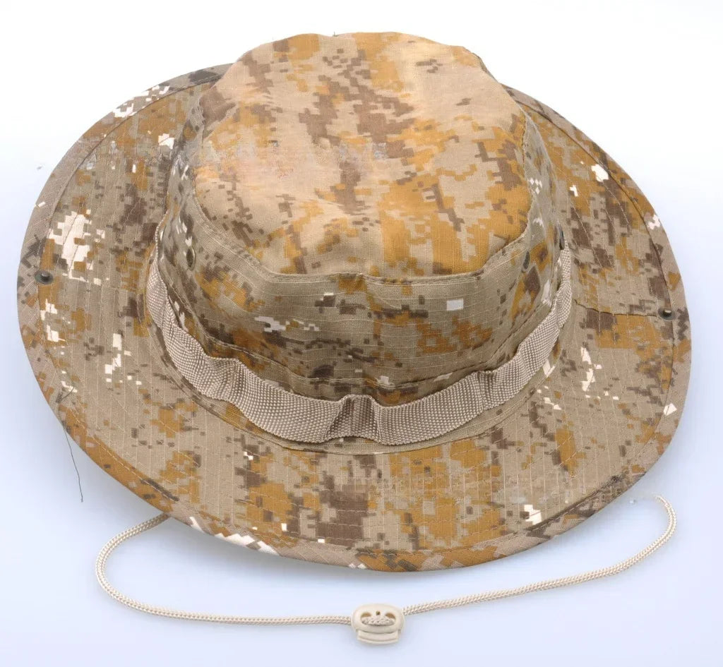 Sonnenhut Anglerhut für Herren – Camouflage Outdoorhut, Sonnenschutz für Jagd, Angeln, Wandern & Camping Kaufschwan® Design 12