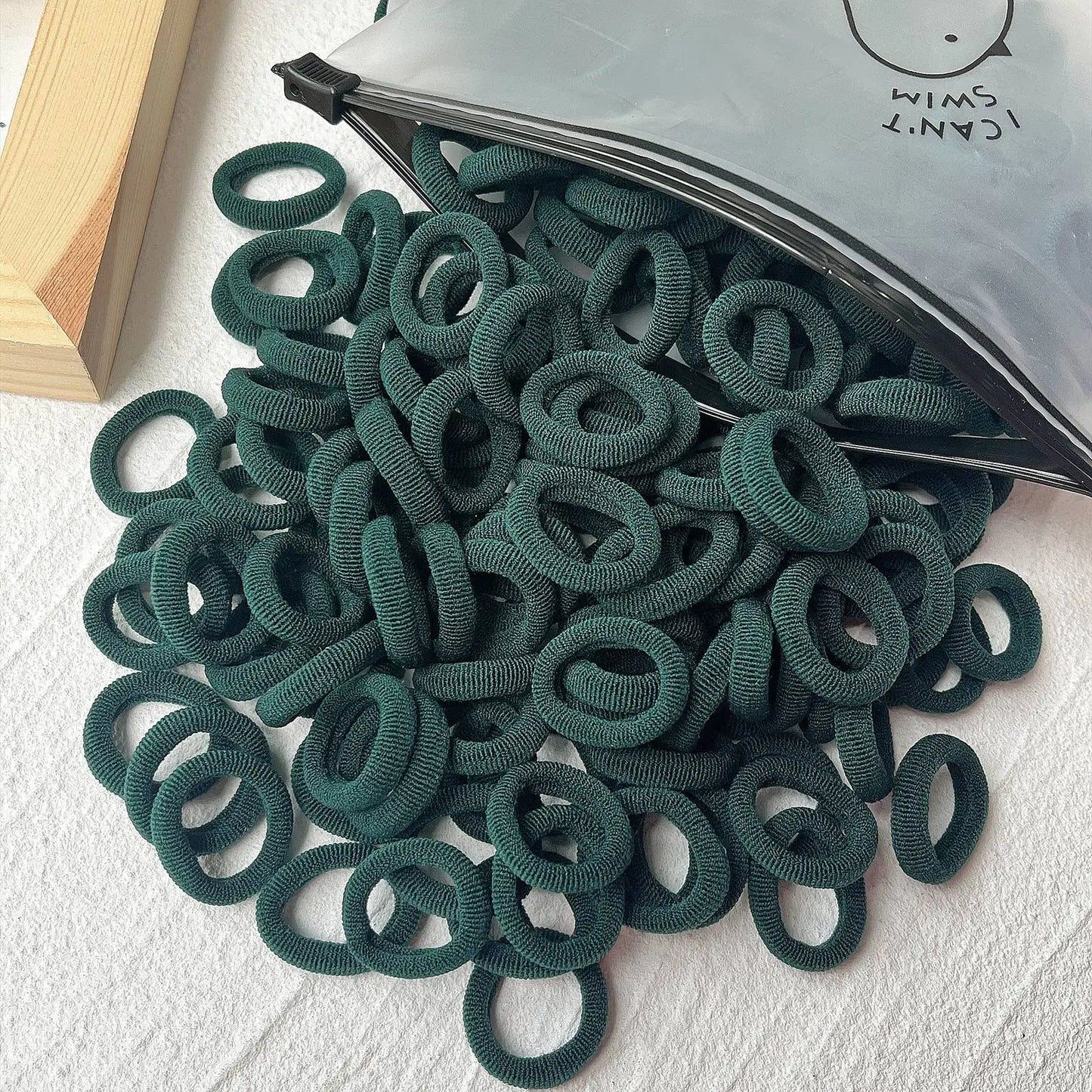 20/50 Stück Elastische Haargummis für Kinder | Bunte Süße Scrunchies & Haargummis für Mädchen & Babys | Weiche Haar-Accessoires