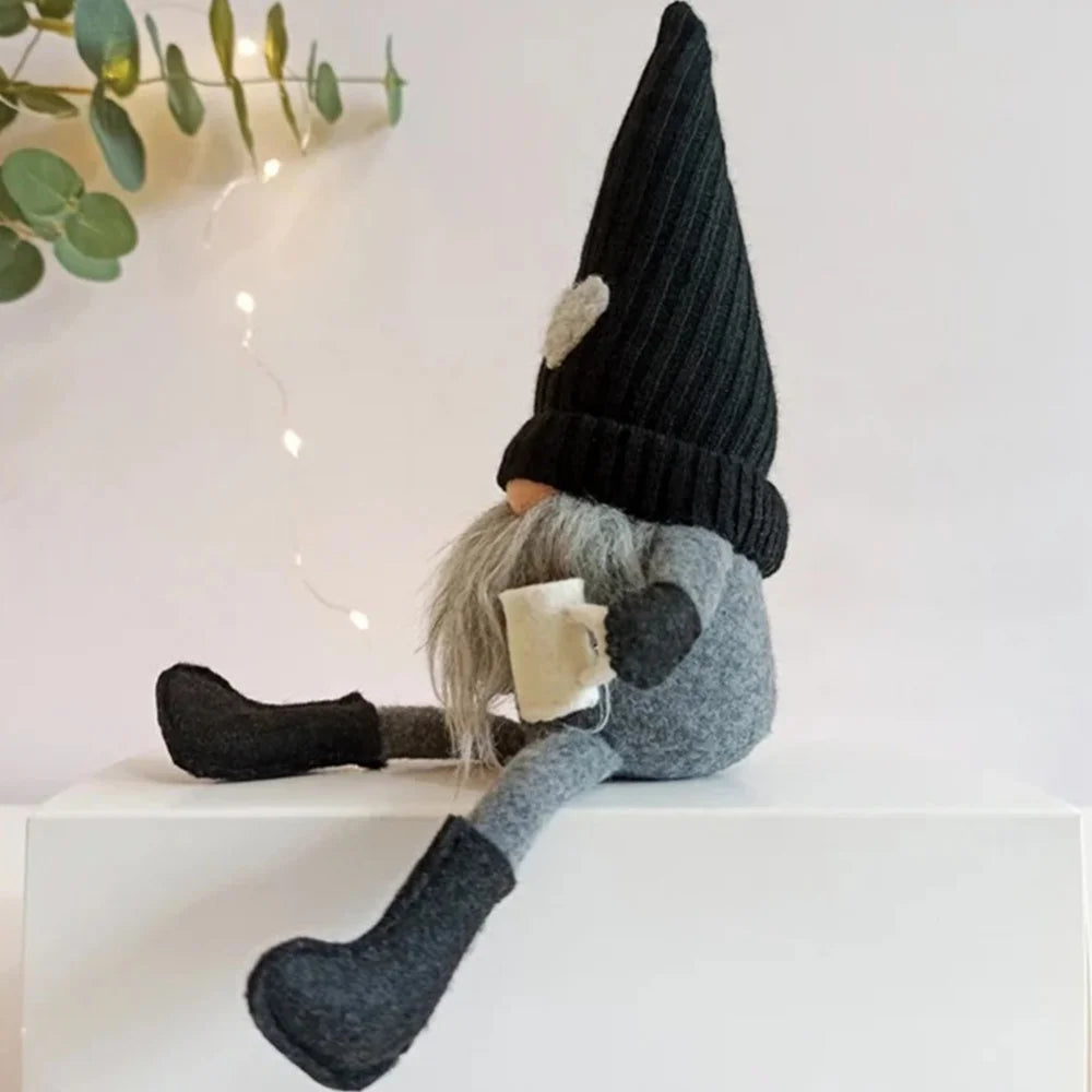 Wichtel Puppen – Gestrickte Plüsch-Dekoration | Für Weihnachten, Küche & Kaffeebar