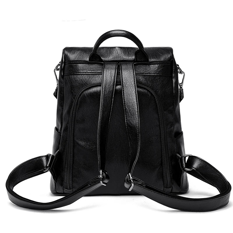 Leder Rucksack | Damen Vintage Schultertasche | Hochkapazitiver Reise- & Schulrucksack Kaufschwan®