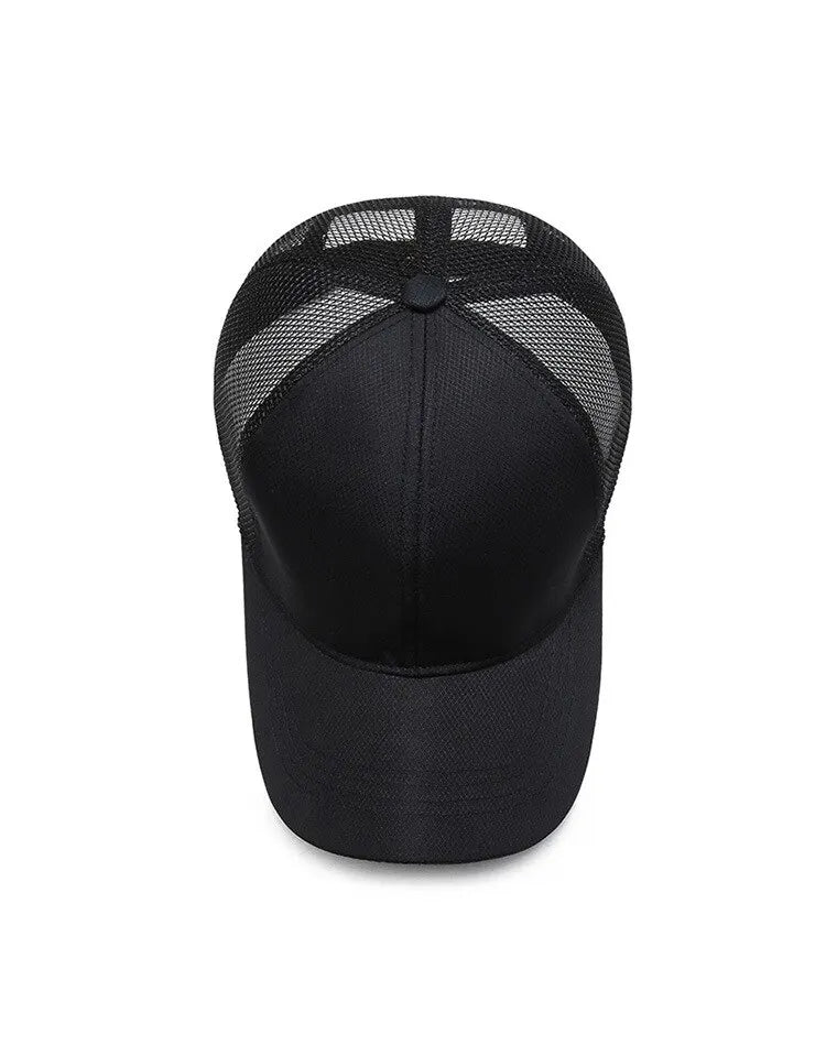 Outdoor Sport Baseballkappe | Herren Sommer Atmungsaktive Mesh-Schirmmütze | Koreanischer Stil Leichte Solide Farbe für Freizeit & Outdoor Kaufschwan®